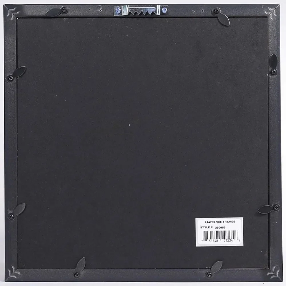Square Black Wood Gallery Frame – 10x10 or 5x5 Modern Minimalist